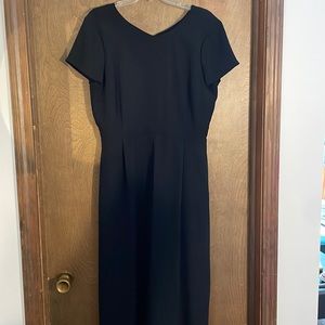 J.Crew Wide Leg Lightweight Crepe Cropped Jumpsuit (open back)